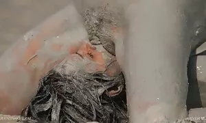 Ada bebek dengan lelaki lucah melayu tudung yang matang dan dua muda